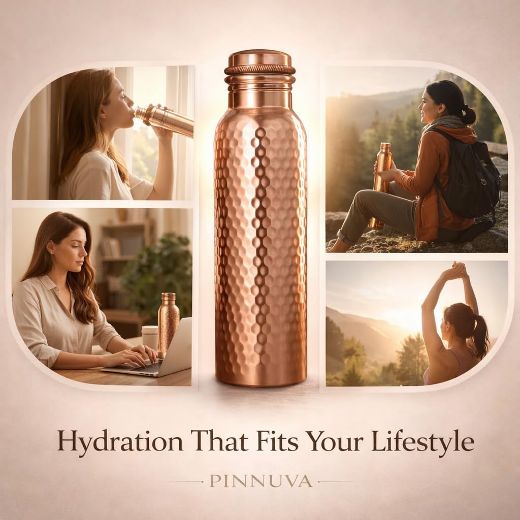 PINNUVA bottle on gym mat in use showing practical hydration and active lifestyle benefit
