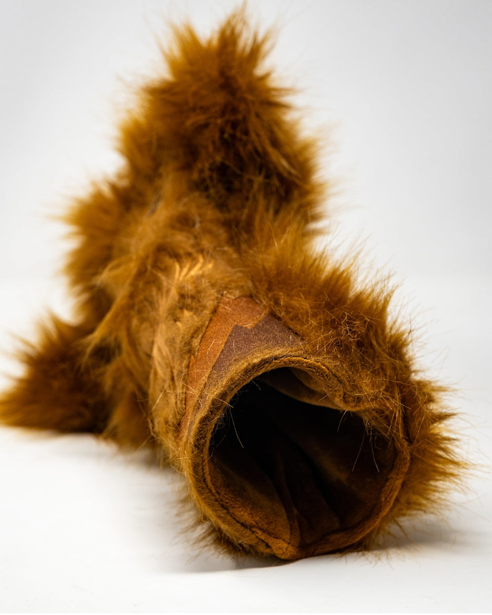Pins & Aces Highland Cow cover on a golf bag demonstrating playful style and durability