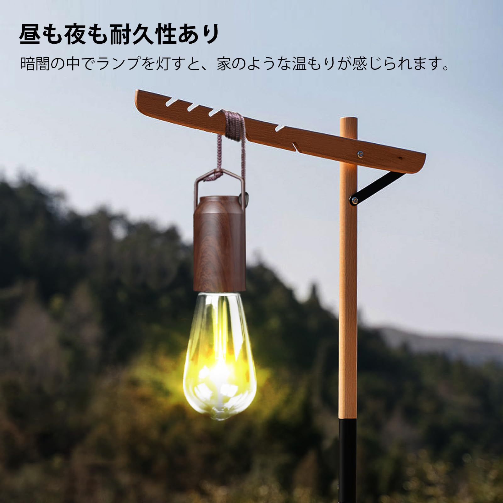 PINSAI lamp with water splashes showing IPX4 splash protection for outdoors
