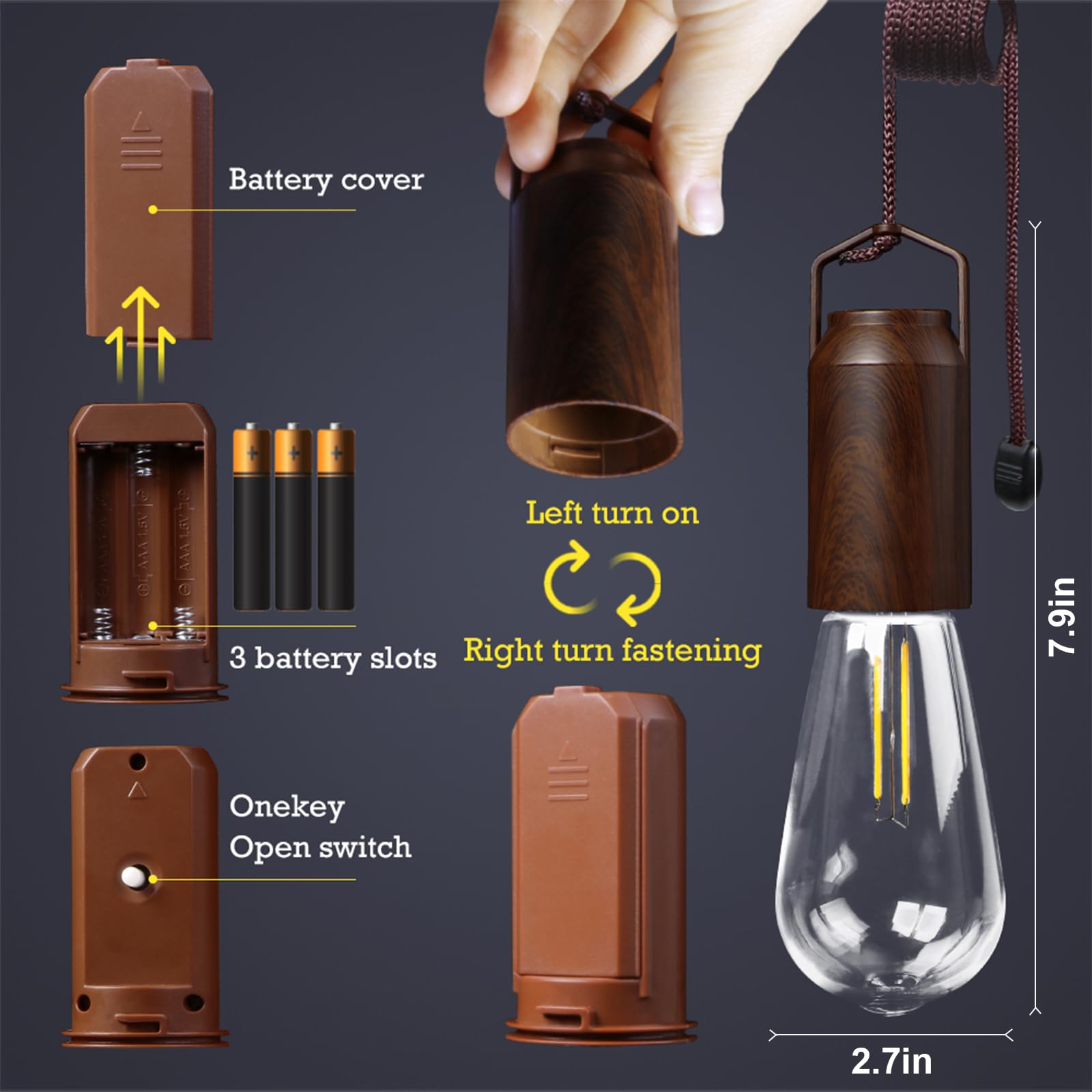PINSAI remote control beside lamp demonstrating easy wireless on/off convenience
