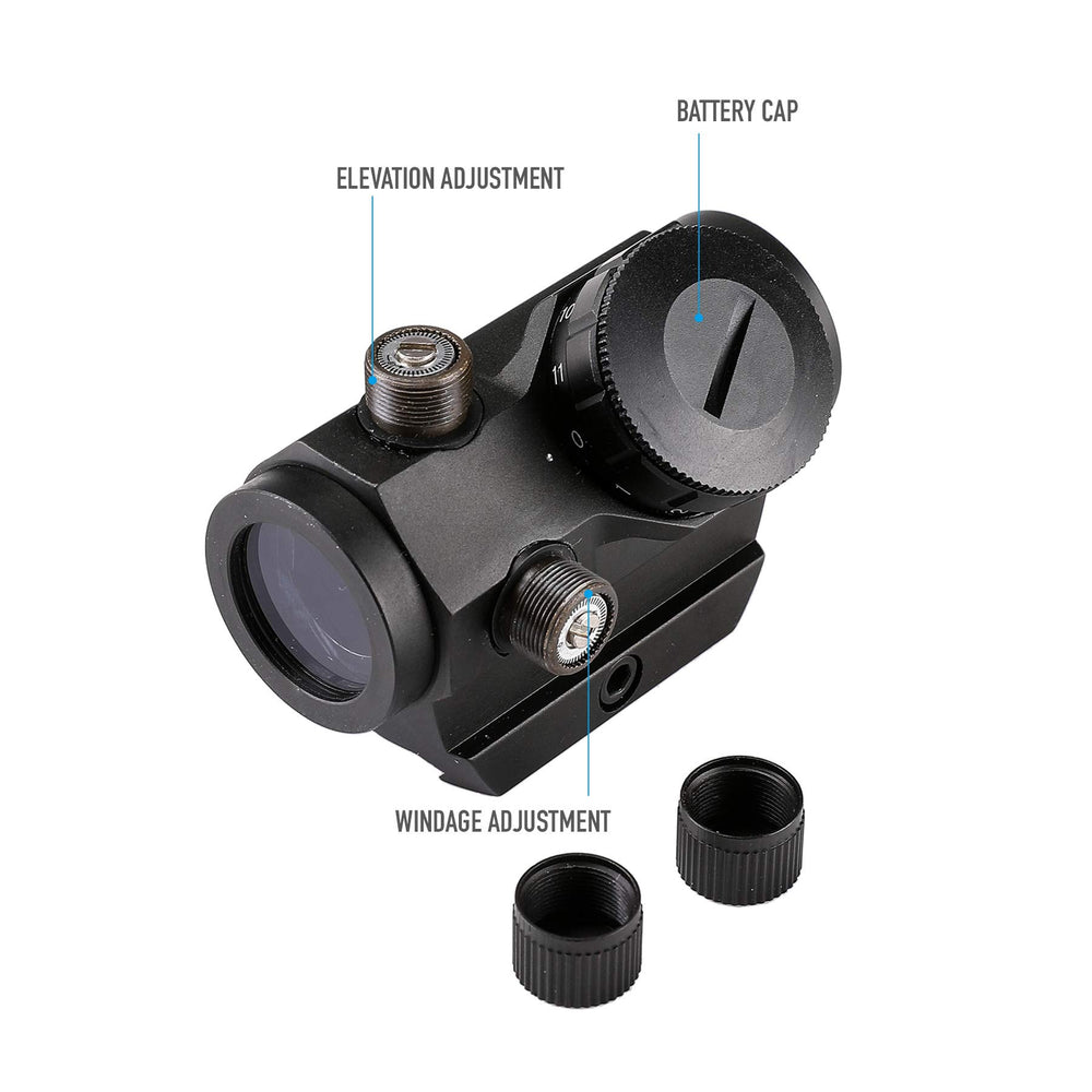 Pinty top view of controls and battery access for quick adjustments