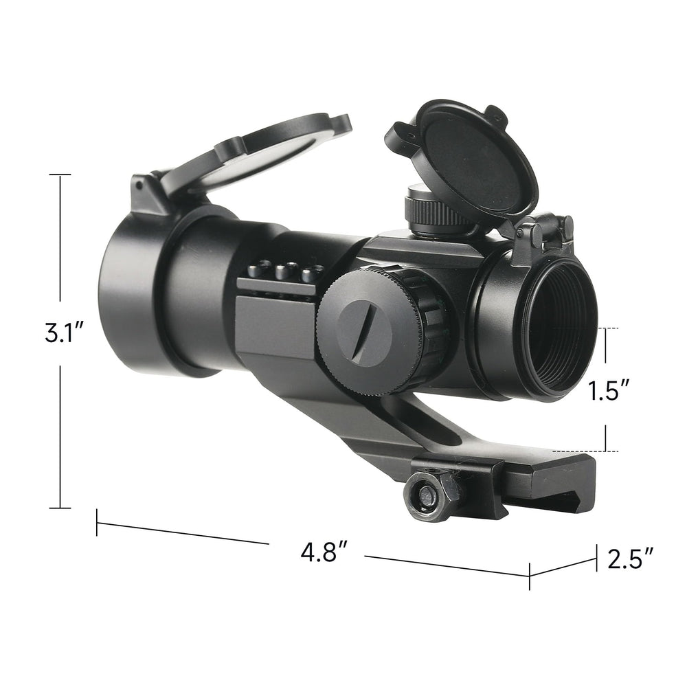 Pinty sight mounted on rifle in field demonstrating quick-attach and practical use