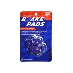 PIVOTRAX front brake pad showing fit and reliable stopping power