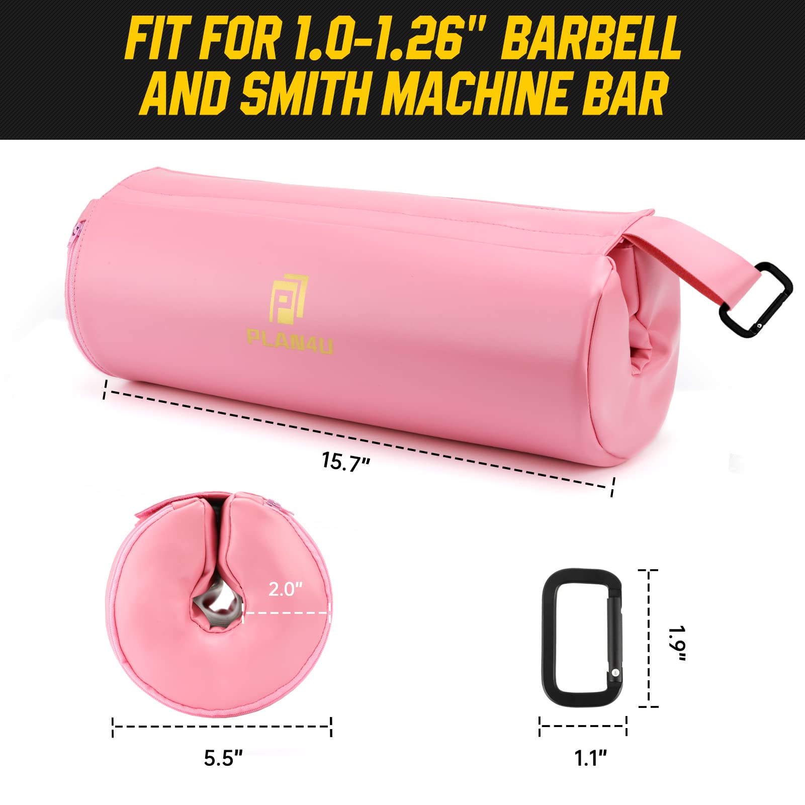 Plan4U D-ring on pad for easy carrying and hanging between sessions