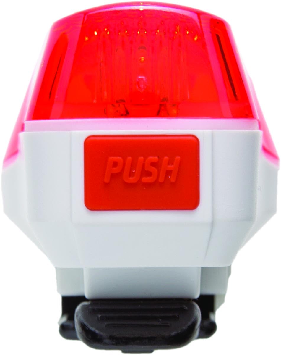 Planet Bike Superflash attached to a seat stay showing versatile mounting options