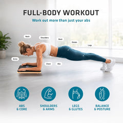 plankpad PRO anti-slip mat detail showing grip and comfortable skin contact