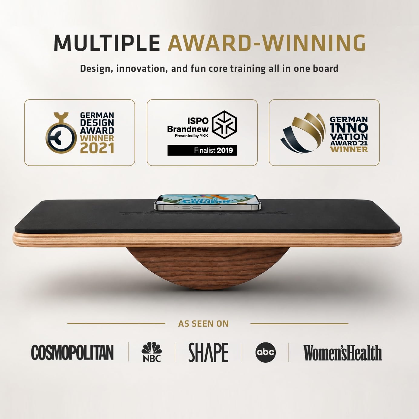 plankpad PRO connected to TV for family play and motivating group workouts