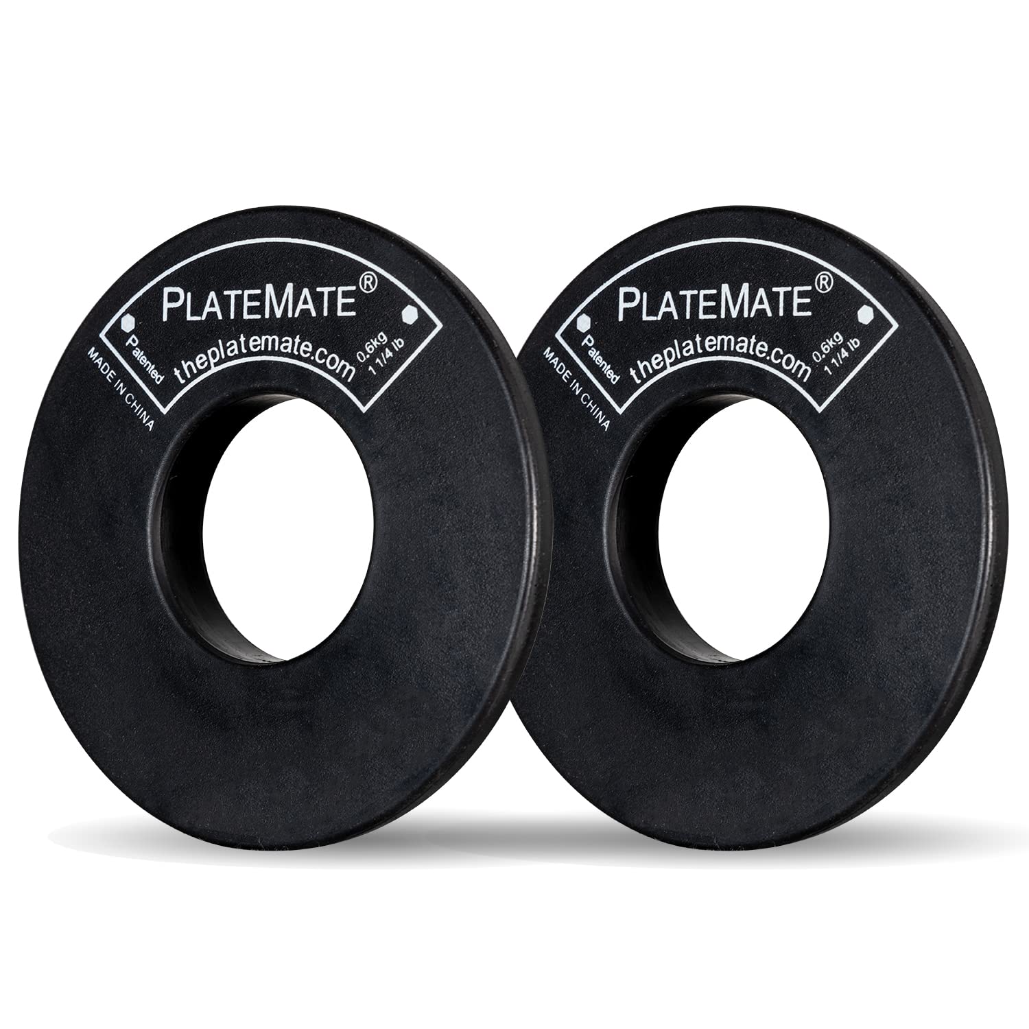PlateMate donut front view showing compact magnetic design and easy storage benefit