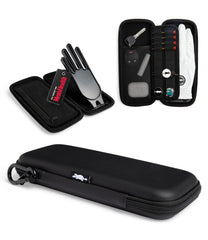 Platypus Golf Co. front view of organizer case showing sleek profile and protection