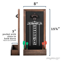 Play Platoon close-up of chalkboard surface highlighting clear writing area for quick score updates