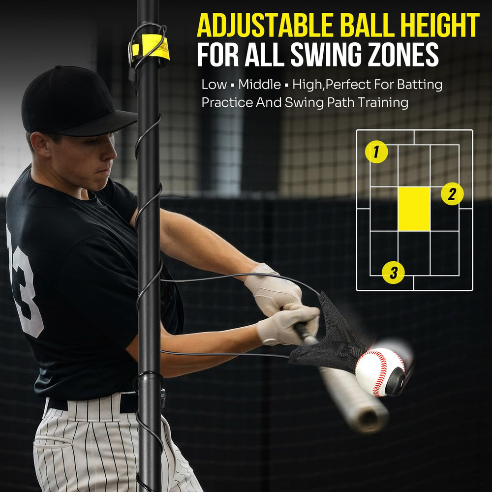 PLAYAPUT adjustable height mechanism displayed for easy pitch zone setup