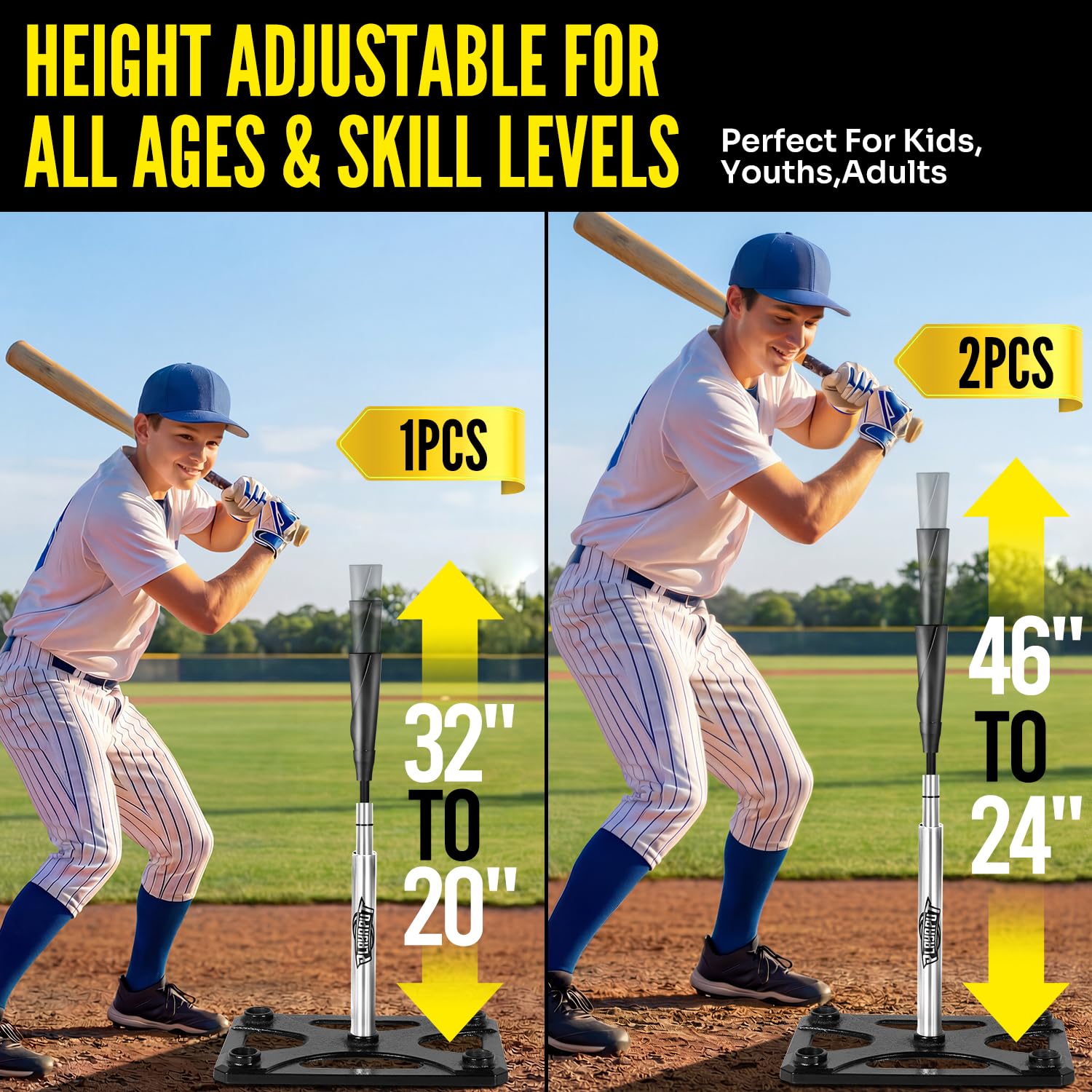 PLAYAPUT flexible hand-rolled rubber top detail reducing rebound and protecting bat