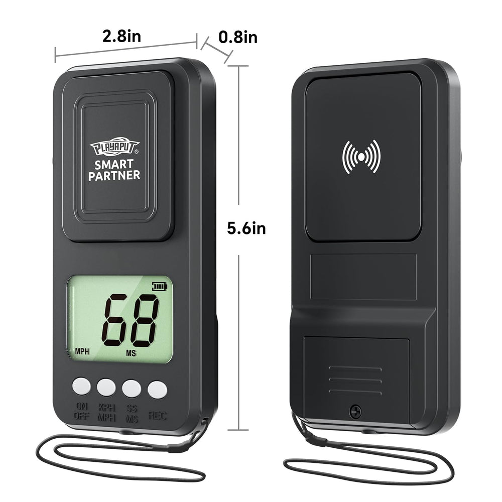 PLAYAPUT radar side profile highlighting compact handheld design for portability