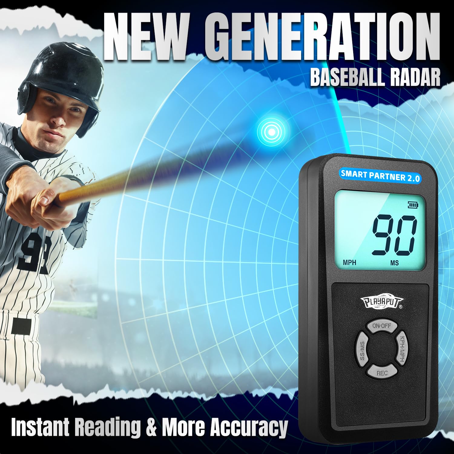 PLAYAPUT radar side profile highlighting compact build and durable casing
