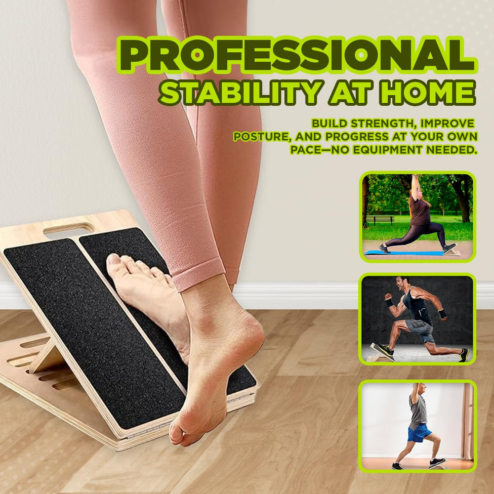 Playbees slant board in a gym lifestyle setting aiding rehab and workouts