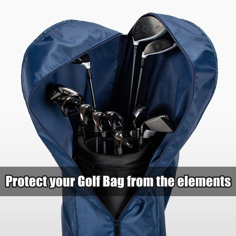 PLAYEAGLE lifestyle image on course showing weather protection and preparedness