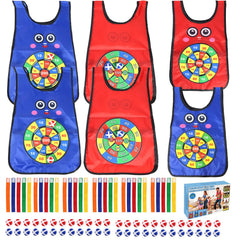 Pluspace front vest view showing target zones and fasteners for active play