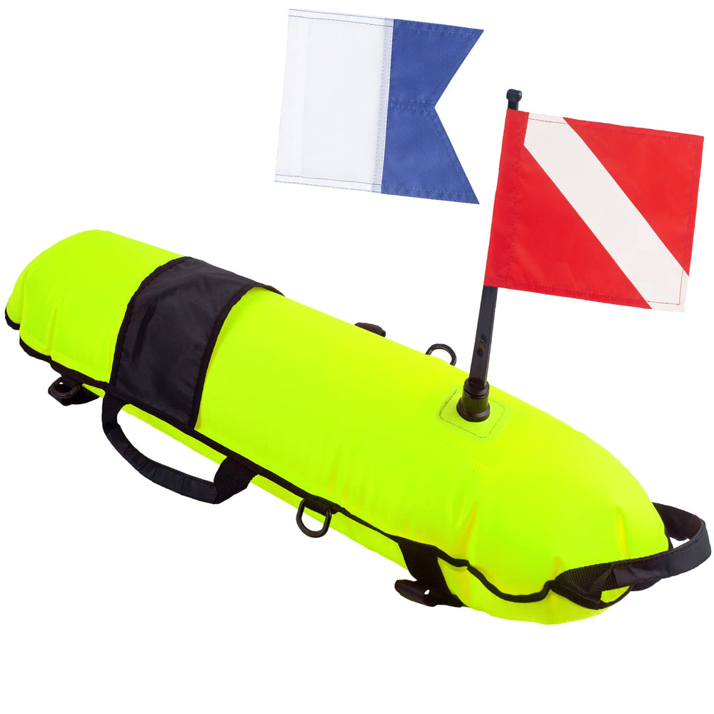 Pluzluce buoy front profile showing bright color and visibility benefit