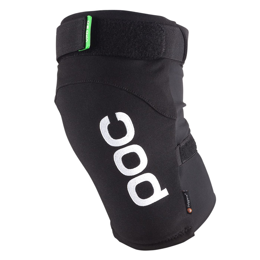 POC knee pad front view showing compact design and coverage benefit