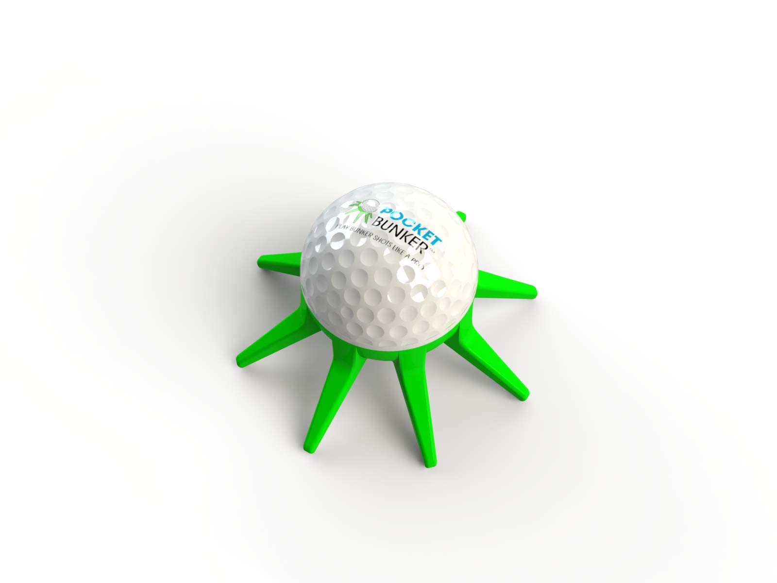 Pocket Bunker on driving range with player practicing improved short shots