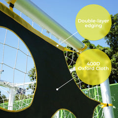 PodiuMax close-up of dense polyester stitching showing durable construction benefit