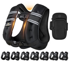 PodiuMax front view of women's weighted vest showing snug fit and support