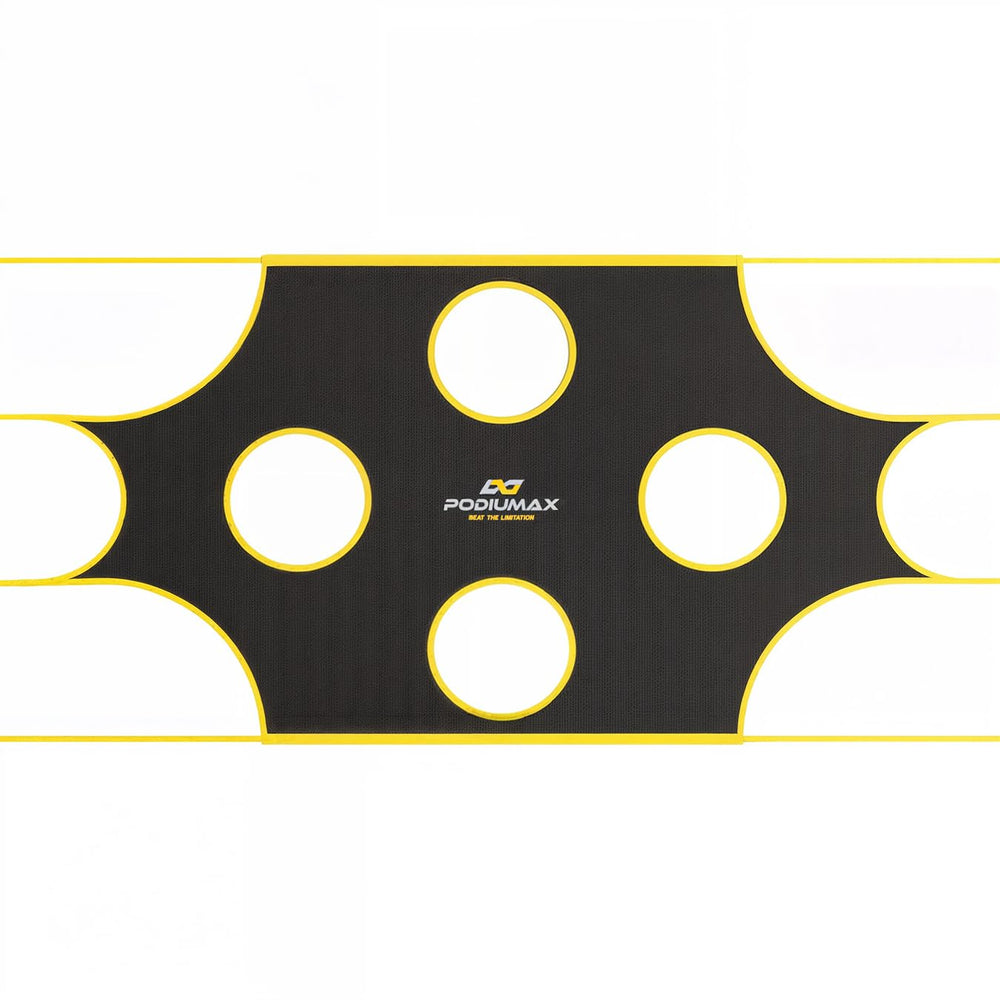 PodiuMax front view target net showing 10 scoring zones for focused shooting practice
