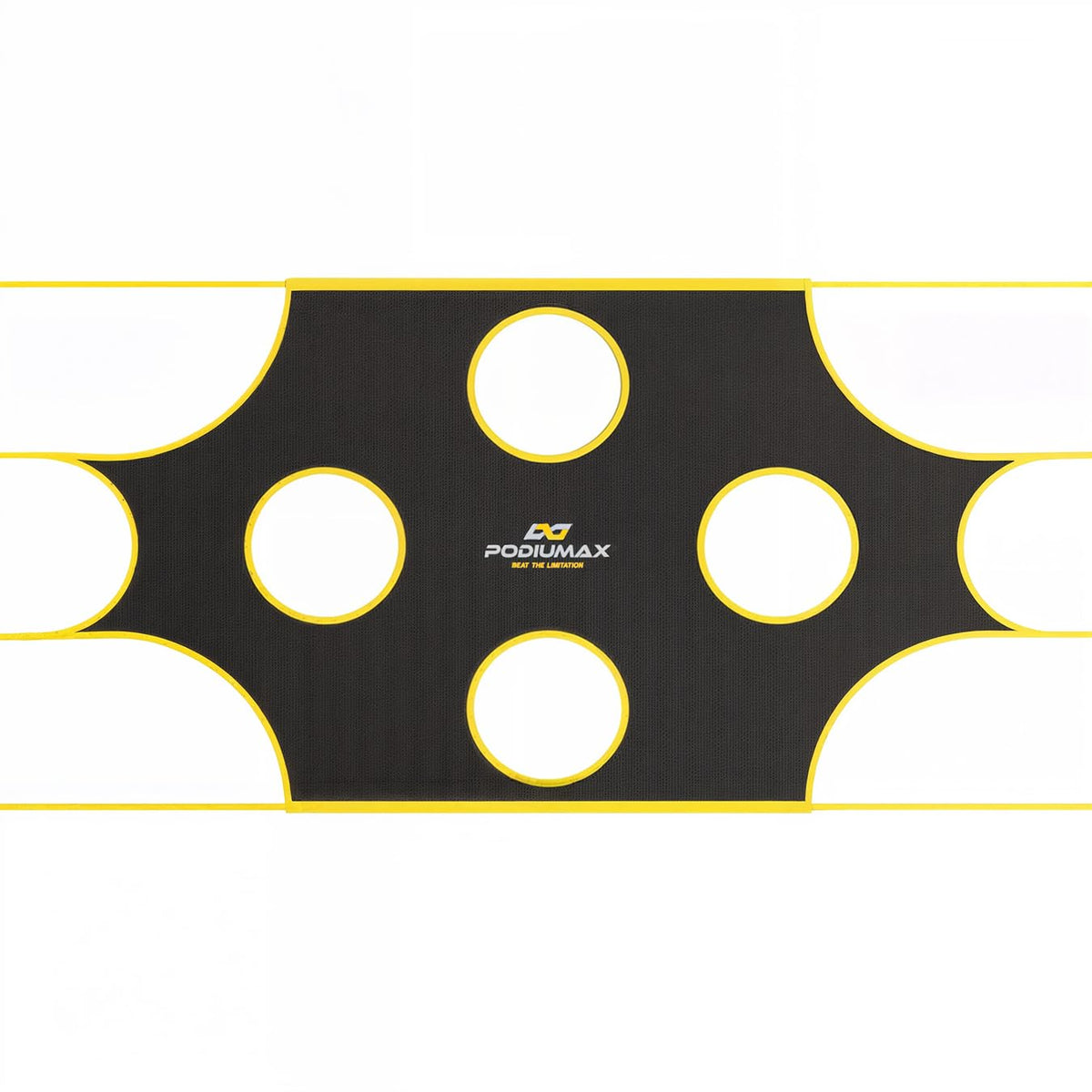 PodiuMax front view target net showing 10 scoring zones for focused shooting practice