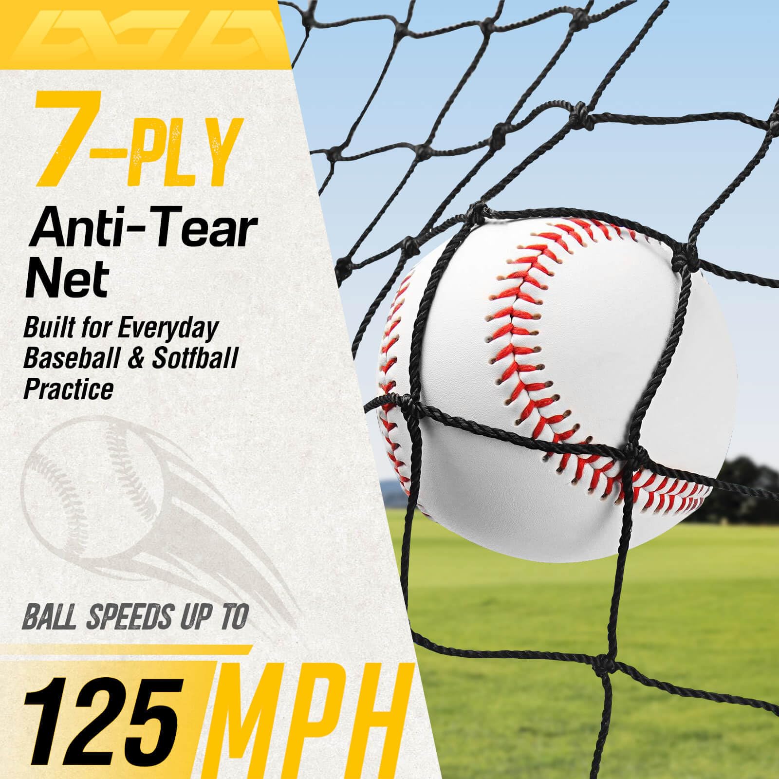 PodiuMax L-Screen assembled on a baseball field providing reliable pitcher safety