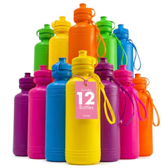 Podzly front view of 12-pack colorful bottles showing bright colors and packaging benefit