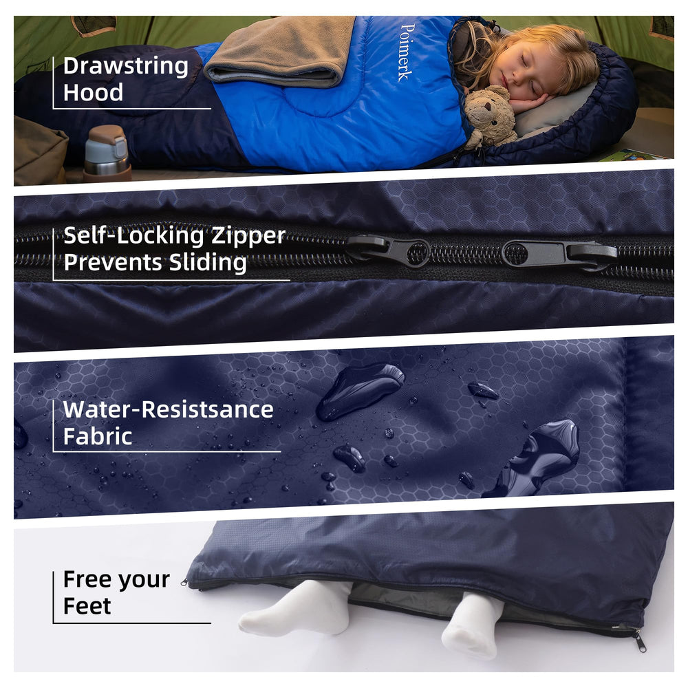 poimerk foot zipper closeup demonstrating ventilation control