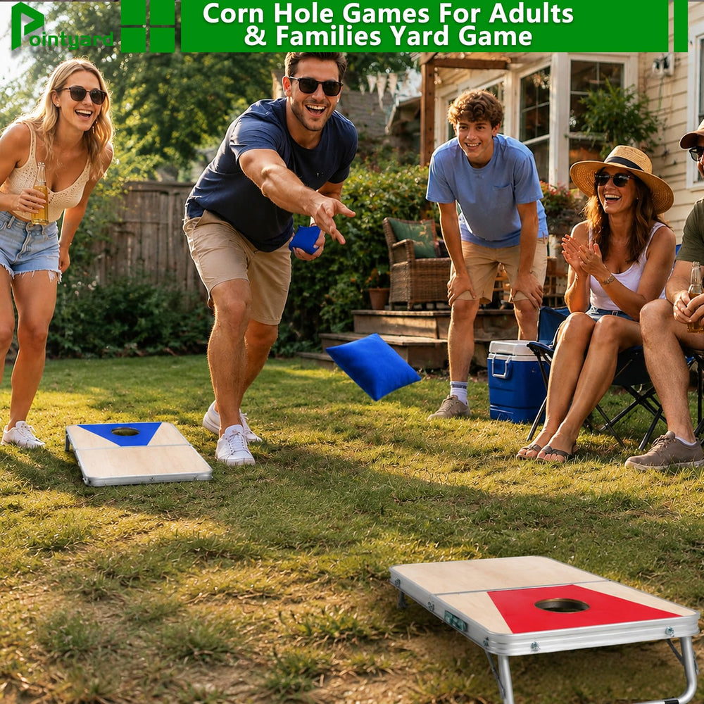 Pointyard folded suitcase-size boards demonstrating compact transport