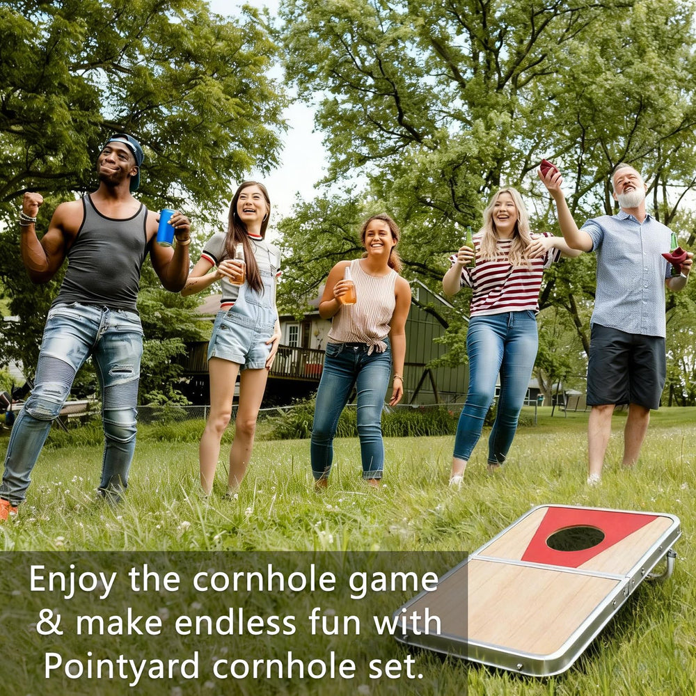 Pointyard packed for tailgate showing convenient storage and travel readiness