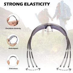 POLARS DESIGN polarized lens texture showing reduced glare and improved contrast