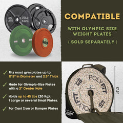 Polyfit PL8 compression system closeup highlighting tight, bounce-free load keeping plates secure
