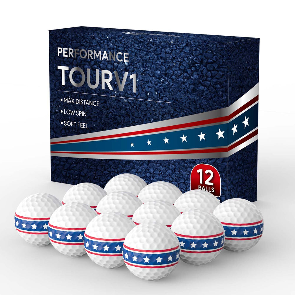 Ponsonbay boxed gift wrapped suggesting ideal patriotic present for golfers
