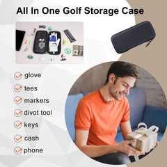Ponsonbay opened case interior showing organized compartments and accessory storage