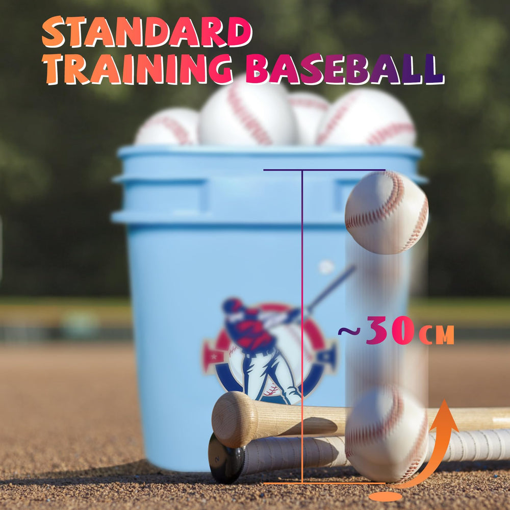 Poosue open storage bucket with balls organized for quick practice setup benefit