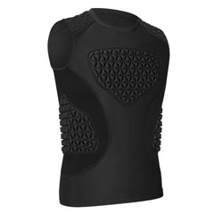 PORTEC front view chest protector showing pad layout and sleek fit for protection