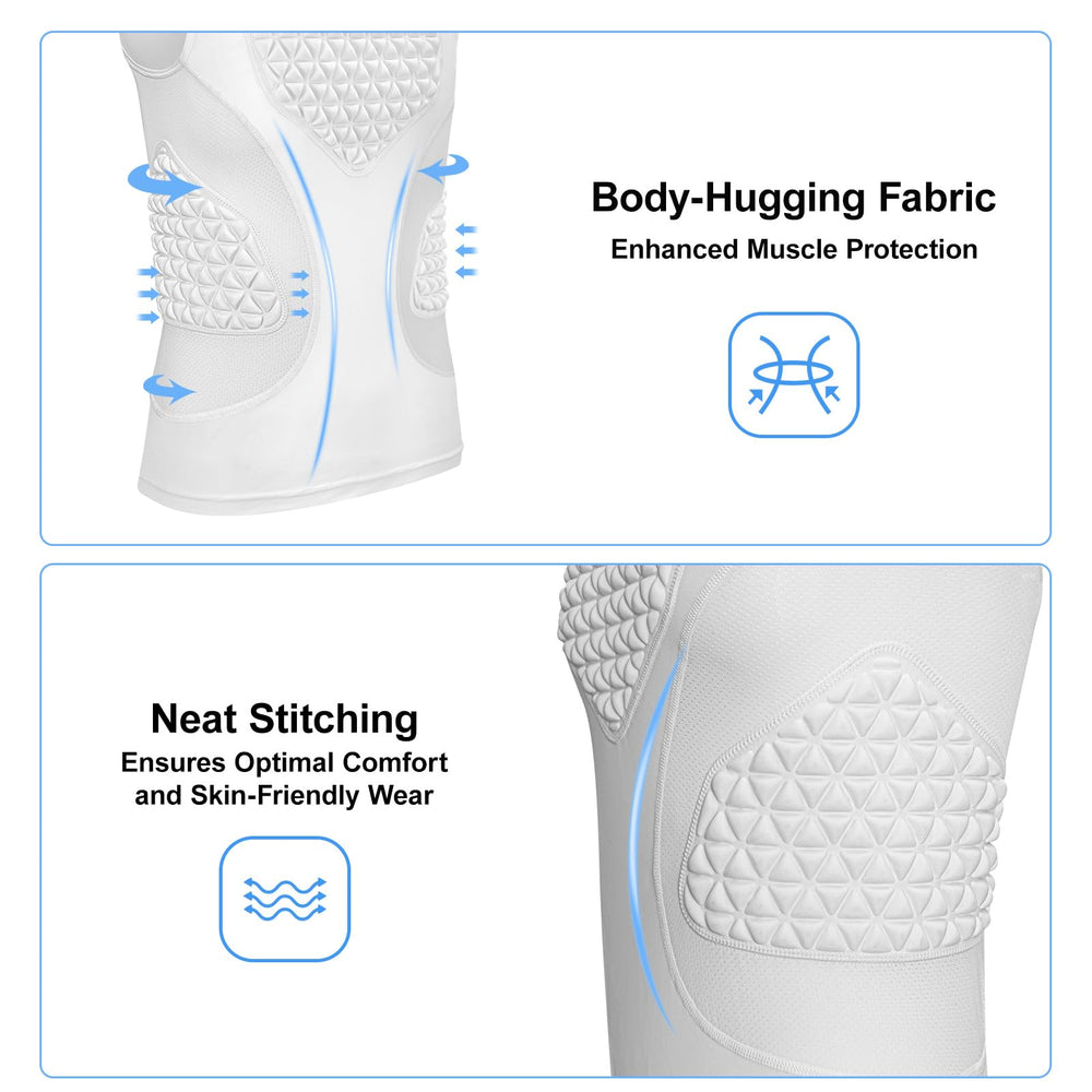 PORTEC side profile showing compression fit that secures pads during motion