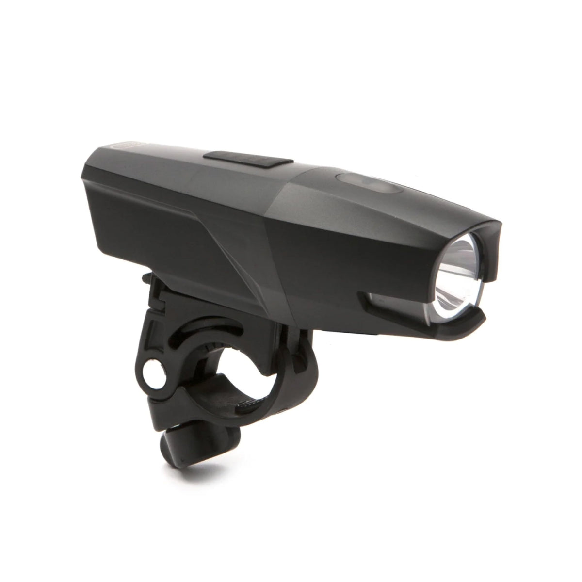 Portland Design Works front view of headlight showing compact design and strong beam