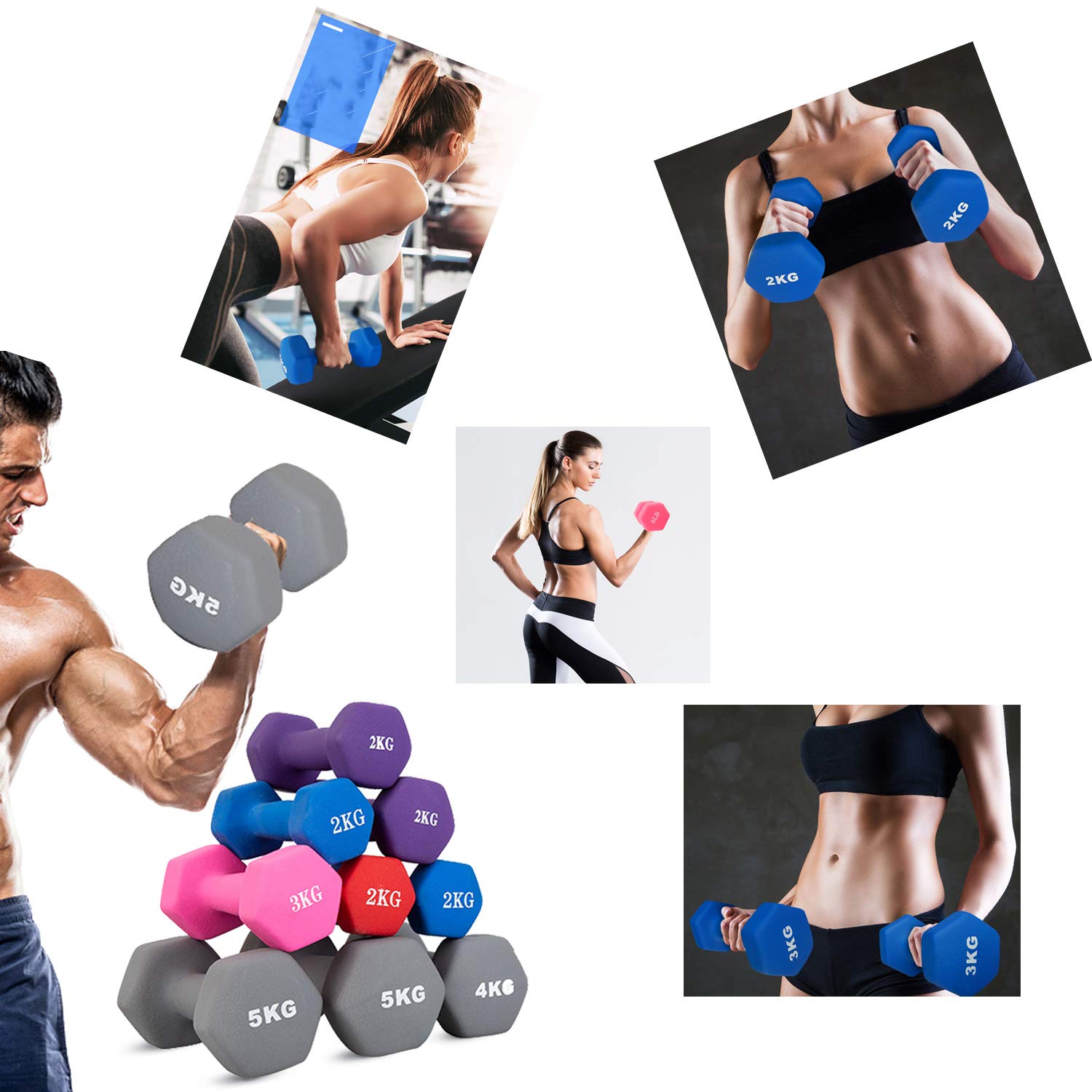 Portzon stacked storage showing compact profile saving space in home gym