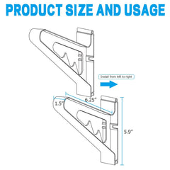 Poskad holders supporting longboard and skateboard showing versatile board compatibility