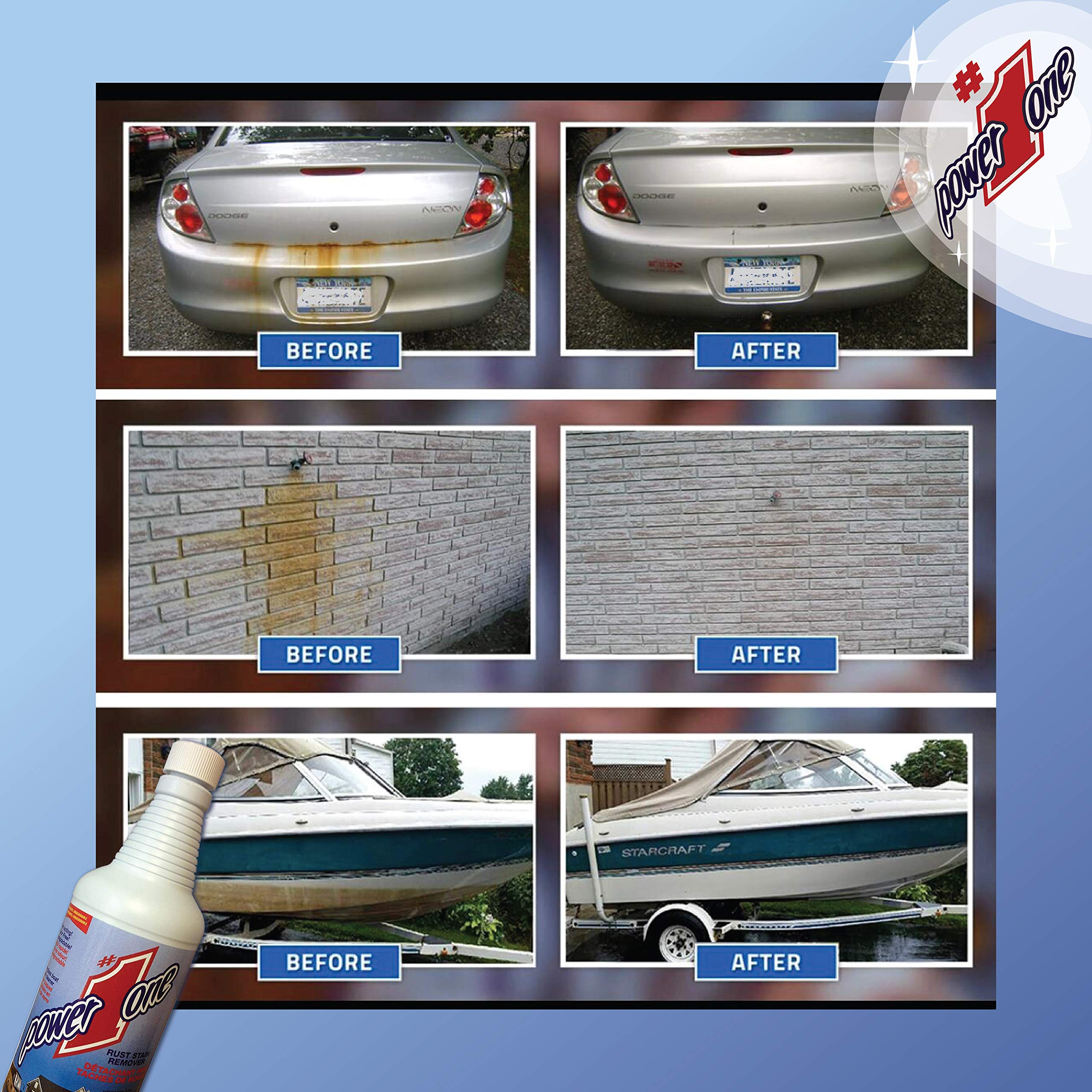 Power #1 One treating sink grout and bathtub removing mineral stains benefit