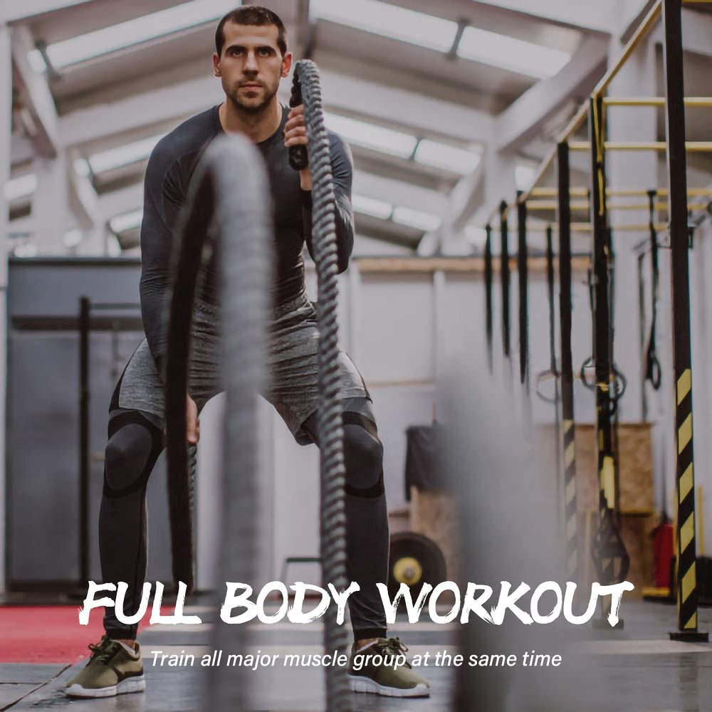 POWER GUIDANCE three ropes side-by-side comparing 30, 40, and 50 ft lengths and benefits