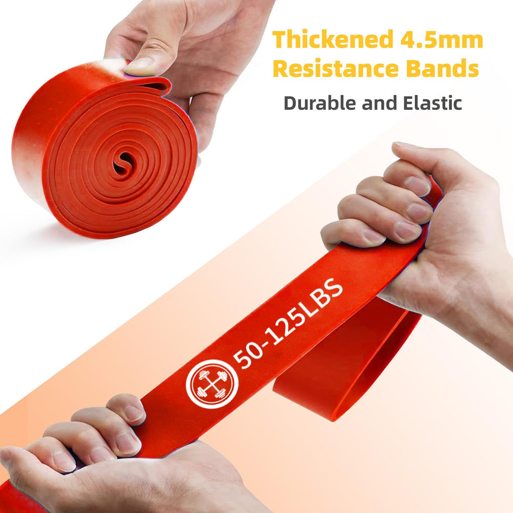 POWER GUIDANCE band held in hand for size comparison showing compact, travel-friendly design