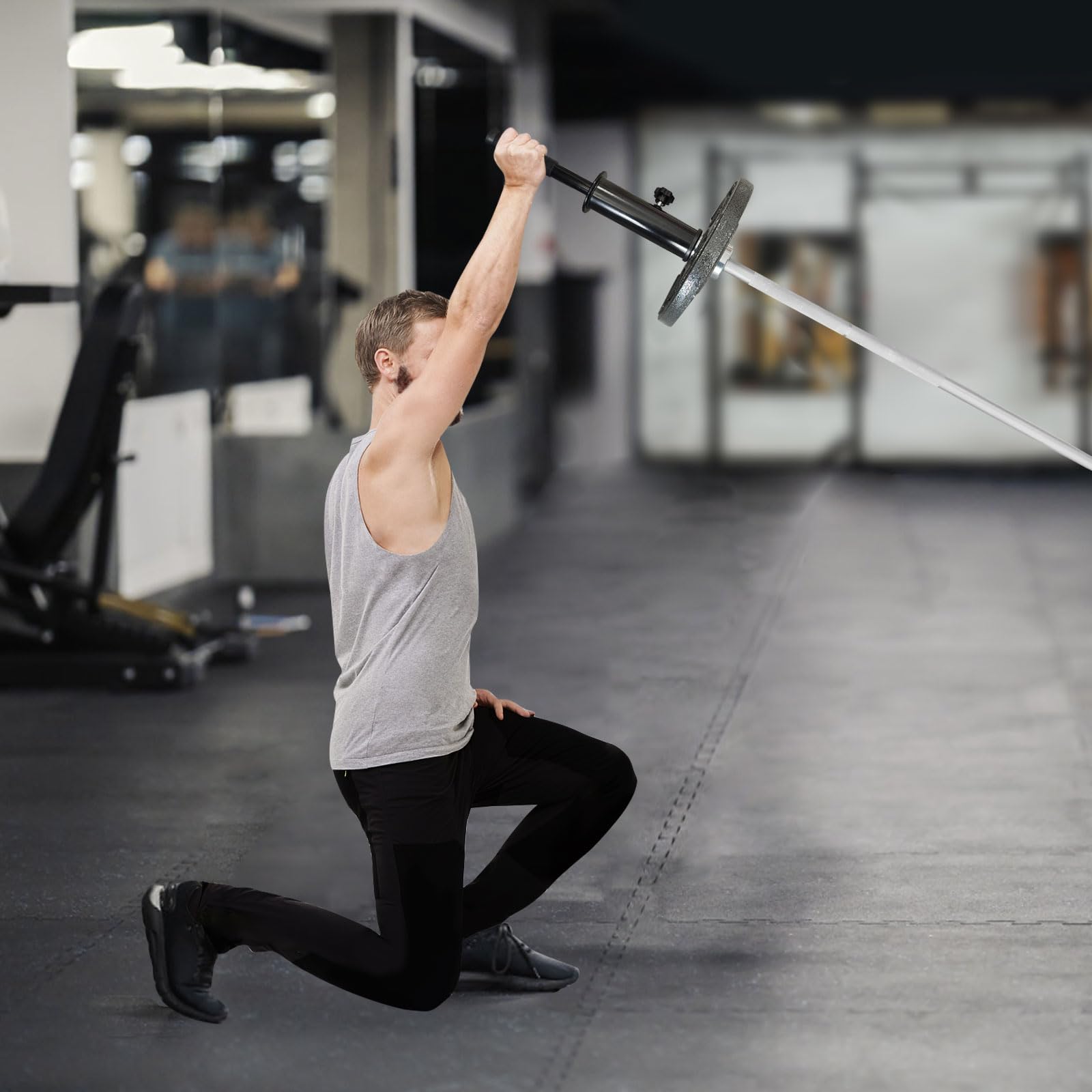 powerfeng installed in a home gym setting showing multi-exercise functionality and convenience