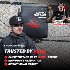 PowerNet closeup rubber texture illustrating durable impact absorption benefit