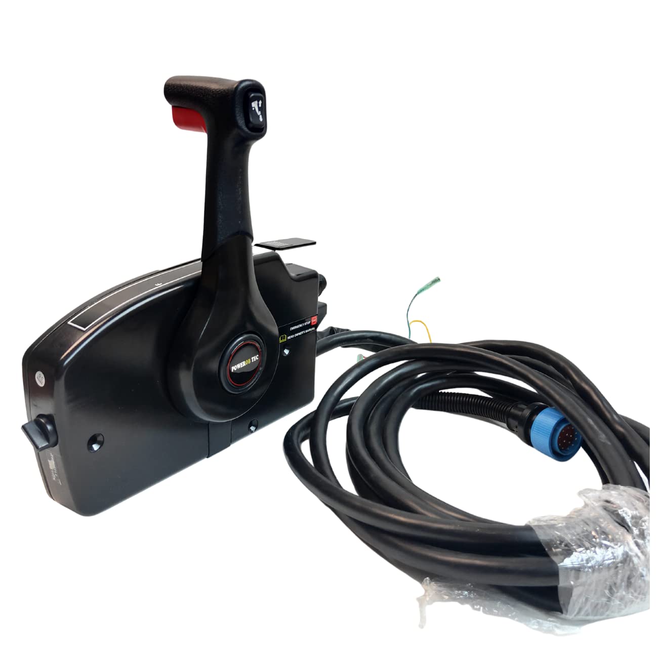 POWEROB TEC side profile showing mounting points and compact footprint