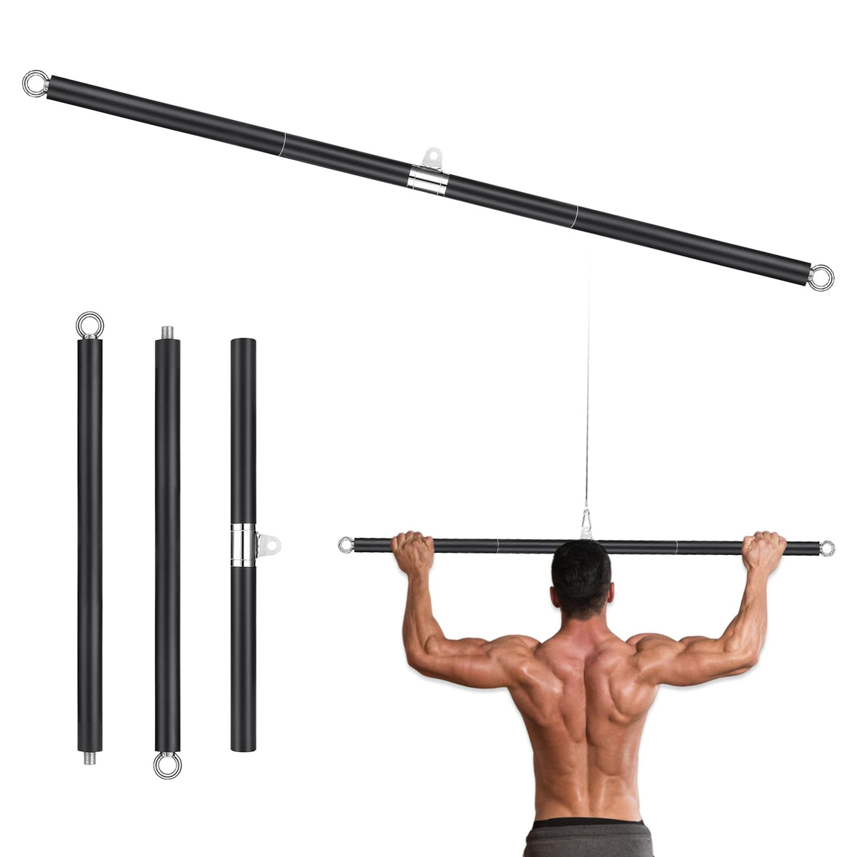 Prebene long and short bars front view showing sturdy build and versatility